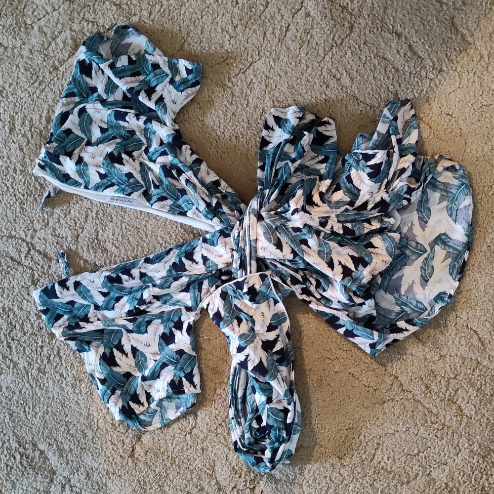 Skylar + Madison floral romper with matching belt